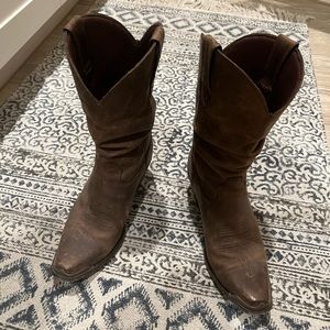 Durango Women’s Slouch Brown Western Boots, Size 8